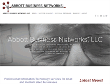 Tablet Screenshot of abbottbiznet.com